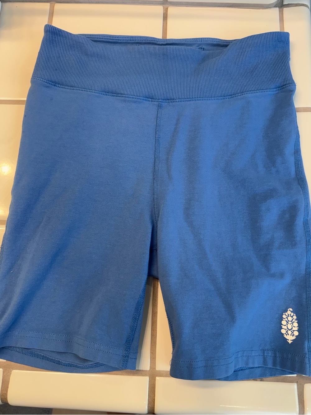 FP Movement by Free People Royal Blue High-Rise Bike Shorts